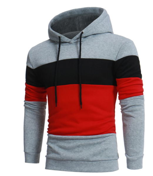 Men Fashion Sweatshirt Gray