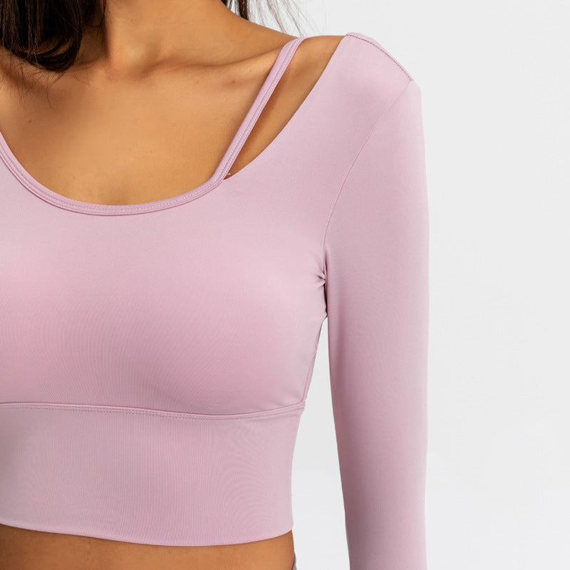 Yoga clothes top women Pink
